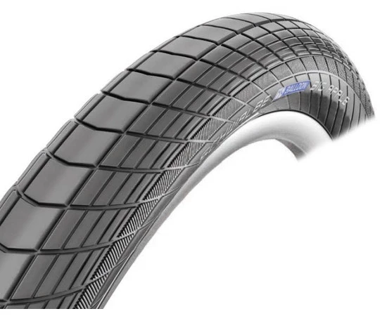 Tire 12" Schwalbe Big Apple HS 430, Active Wired 50-203 Black-Reflex
