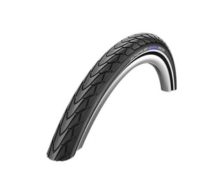 Tire 28" Schwalbe Marathon Racer HS 429, Perf Wired 35-622 Black-Reflex