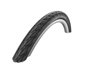 Tire 28" Schwalbe Delta Cruiser Plus HS 431, Active Wired 47-622 Black-Reflex