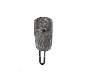 Front lamp Azimut Fork 1LED metal bracket with batteries