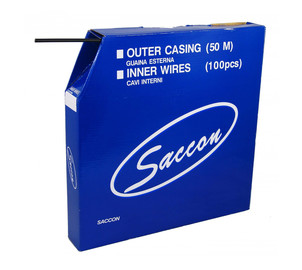 Brake outer casing Saccon Italy 5mm 50m lubricated Box