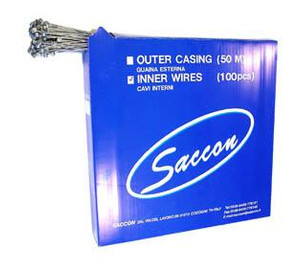 Brake cable Saccon Italy stainless 1.5x1800mm 100pcs. Box