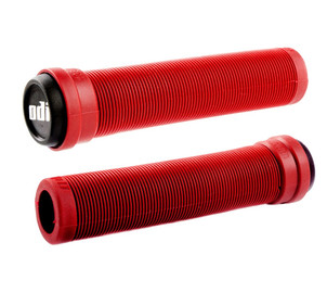 Grips ODI Soft Longneck BMX Flangless 143mm Bright Red