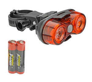 Rear lamp Azimut Power 2x0.5W with batteries