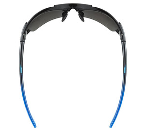 Glasses Uvex blaze III black blue / mirror blue