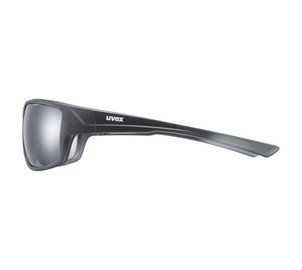 Glasses Uvex Sportstyle 230 black mat / litemirror silver