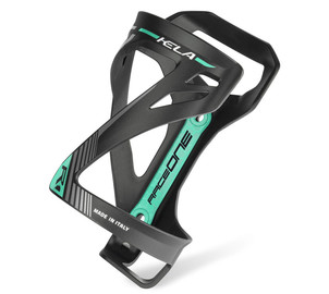 Bottle cage RaceOne KELA black-celeste