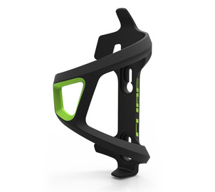 Bottle cage Cube HPP Left-Hand Sidecage blackngreen