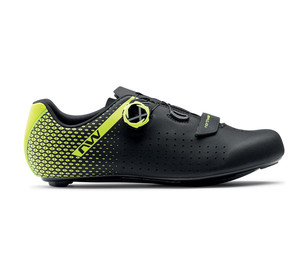 Shoes Northwave Core Plus 2 Road black-yellow fluo-43, Dydis: 44