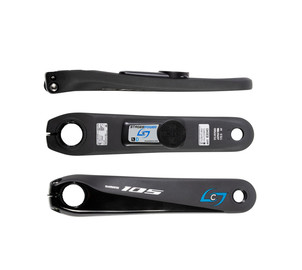 Left crank arm with powermeter Power L Shimano 105 R7000 black (1R7L)-172.5MM, Size: 172.5MM