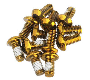 Disc rotor fixing bolts ProX yellow (12 pcs.)