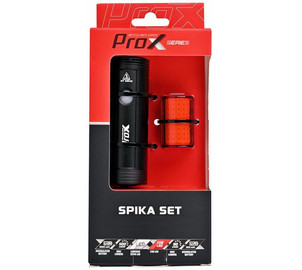 Light set ProX Spika 1100Lm + Zera S 80Lm USB
