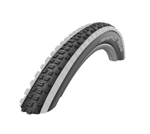 Tire 26" Schwalbe Rapid Rob HS 425, Active Wired 57-559 White Stripes