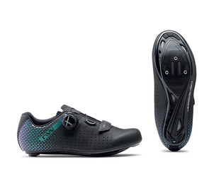 Cycling shoes Northwave Core Plus 2 WMN Road black-iridescent-40, Size: 40