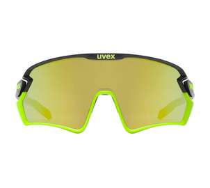 Cycling sunglasses Uvex sportstyle 231 2.0 black yellow matt / mirror yel