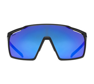 Cycling sunglasses Uvex mtn perform black-blue matt / mirror blue