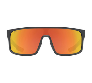 Cycling sunglasses Uvex LGL 51 black matt / mirror red