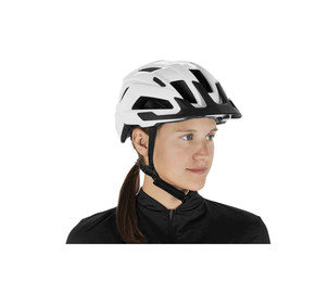 Helmet Cube STEEP glossy white-S (49-55), Size: L (57-62)