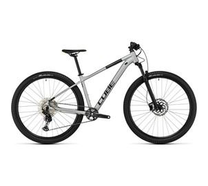 Bicycle Cube Attention SLX 29 silvergrey'n'lime 2023-24" / 29 / XXL, Size: XXL