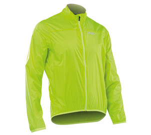 Jacket Northwave Breeze 3 Water Repel L/S yellow fluo-L, Dydis: L