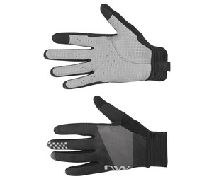 Gloves Northwave Air LF Long grey-black-S, Dydis: S
