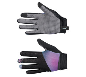 Gloves Northwave Air LF WMN Full black-iridescent-S, Dydis: S