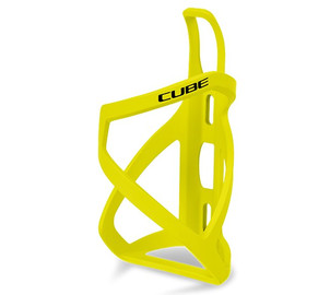 Bottle cage Cube HPP Left-Hand Sidecage matt neon yellow'n'glossy black