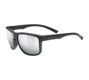 Glasses Uvex Sportstyle 312 black mat / mirror silver