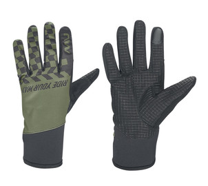 Gloves Northwave Winter Active forest green-black-XL, Dydis: XL