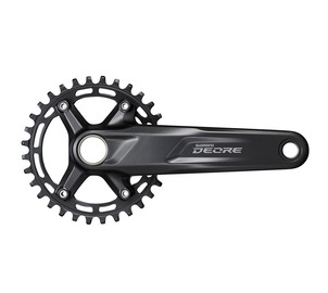 Front crankset Shimano DEORE FC-M5100-1 175mm 1x10/11-speed-32T, Size: 32T