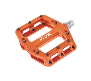 Pedals ProX Base Pro 26 plastic Pins axle Cr-Mo orange