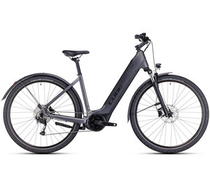 E-bike Cube Nuride Hybrid Performance 500 Allroad Easy Entry graphite'n'black 2023-50 cm / S, Izmērs: 50 cm / S