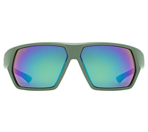 Glasses Uvex sportstyle 238 moss matt / mirror green