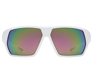 Glasses Uvex sportstyle 238 white matt / mirror pink