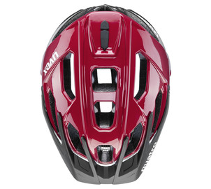 Helmet Uvex quatro ruby red-black-52-57CM, Izmērs: 52-57CM