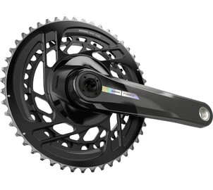 SRAM Kurbelgarnitur Force 2x AXS 167,5mm, 48-35T, Iridescent ohne Innenlager, DUB