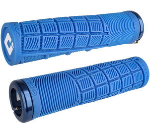 ODI Griffe Reflex v2.1 Lock-On blau, 135mm blaue Klemmringe