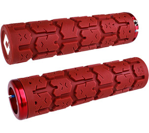 ODI Griffe Rogue V2.1 Lock-On rot, 135mm rote Klemmringe