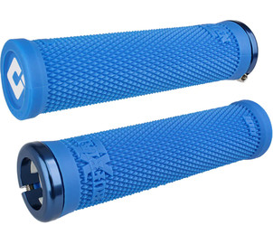 ODI Griffe Ruffian XL V2.1 Lock-On blau, 135mm, blaue Klemmringe