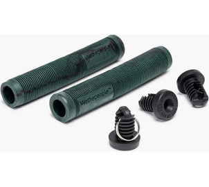 PERFECT grip dark green/black swirl without flange, 165mm x 29.5mm including extra KEY WEDGE barends,