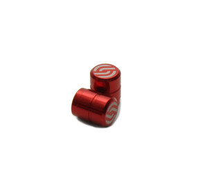 Salt CNC Valve Cap red pair