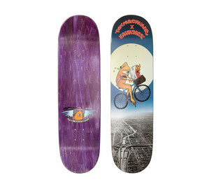 Skatedeck, Fairdale x Toy Machine 8.5" Skateboard Deck rot, blau, grau ** Limited Edition **