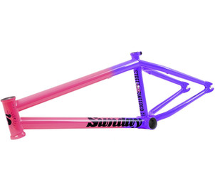 Sunday Street Sweeper Rahmen 20.5", hot pink fade lila Jake Seeley