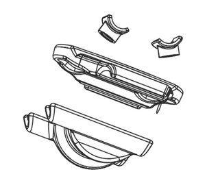 SEATPOST POST CLAMP KIT - (INCLUDES UPPER/LOWER CLAMP PLATES/CLAMP NUTS/CLAMP BO