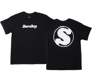 Sunday T-Shirt Hard Print schwarz-weiß, M 