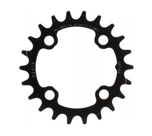 CHAIN RING MTB 22T 64 STEEL MATTE BLACK 2X10 NO PIN