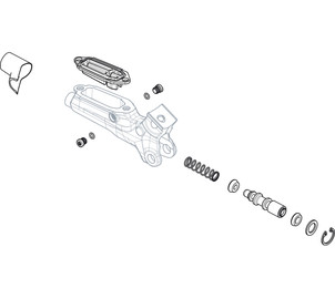 DISC BRAKE SERVICE LEVER INTERNALS VERSION 2 GUIDE R/RE/DB5/ CODE R QTY 1