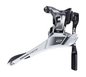 Front Derailleur Force22 Yaw Braze-on with Chain Spotter