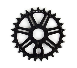 Verde Neutra chainring 27T, black Made in USA