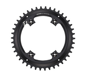 Chain Ring X-Sync 42T 11 Speed Apex1 Asymmetric 110BCD Alum Black BB30 or GXP